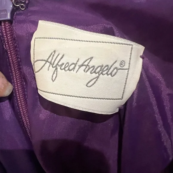 Alfred Angelo Deep Purple Dress - Picture 4 of 4